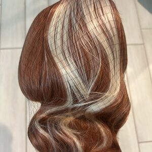 Elegant Brown and Cream Hair Extension